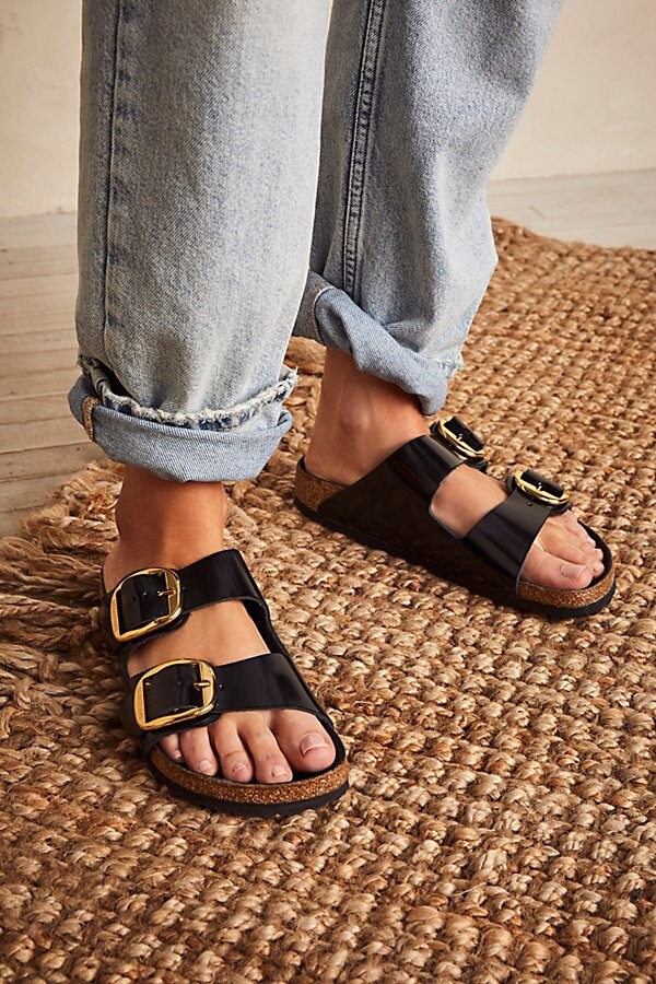 Birkenstock Arizona Shearling Sandals by at Free People - ShopStyle