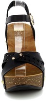 Thumbnail for your product : Refresh Mara Laser-Cut Wedge Sandal