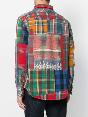 Polo Ralph Lauren long sleeved patchwork shirt