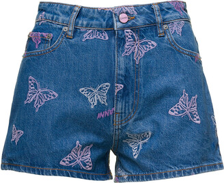 High Waisted Hot Pants White