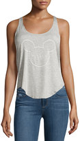 Thumbnail for your product : David Lerner Mickey Scoop-Neck Tank, Light Heather Gray