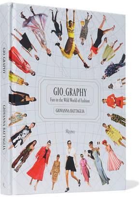 Rizzoli Gio graphy: Fun In The Wild World Of Fashion Hardcover Book - White