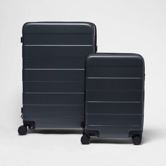 Made By Design 2pc Hardide Checked Luggage Set - Made By Deign