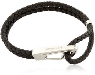 Montblanc Steel & Leather Bracelet