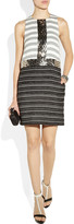 Thumbnail for your product : By Malene Birger Rasminel embellished striped tweed dress