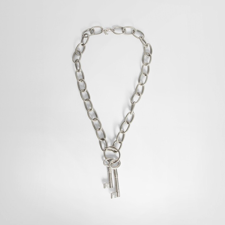 Men's Stainless Steel Figaro Chain Necklace & Bracelet Set