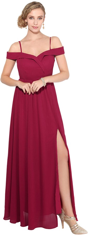 dark red frock