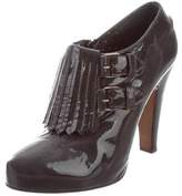 Thumbnail for your product : Moschino Patent Leather Platform Booties