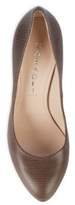 Thumbnail for your product : Casadei Almond-Toe Leather Platform Pumps