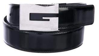 Gucci Leather Buckle Belt