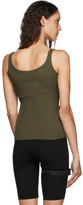 Thumbnail for your product : Off-White Khaki Open-Back Tank Top