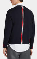 Thumbnail for your product : Thom Browne Men's Cotton French Terry Crewneck Sweatshirt - Navy