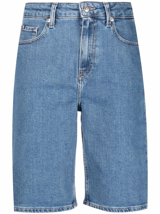 tommy hilfiger denim shorts ladies