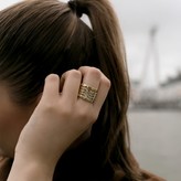 Thumbnail for your product : Jewel Tree London 5 Stack Ring Gold Vermeil