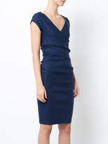 Thumbnail for your product : Nicole Miller v-neck fitted dress