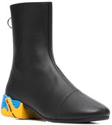 Thumbnail for your product : Raf Simons Contrast-Heel Ankle Boots