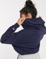 Thumbnail for your product : Russell Athletic pocket front hoodie in navy
