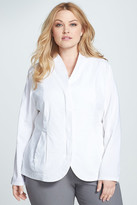 Thumbnail for your product : Eileen Fisher Crinkle Jacket (Plus Size)