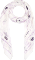 Thumbnail for your product : McQ White Chiffon Blade Scarf
