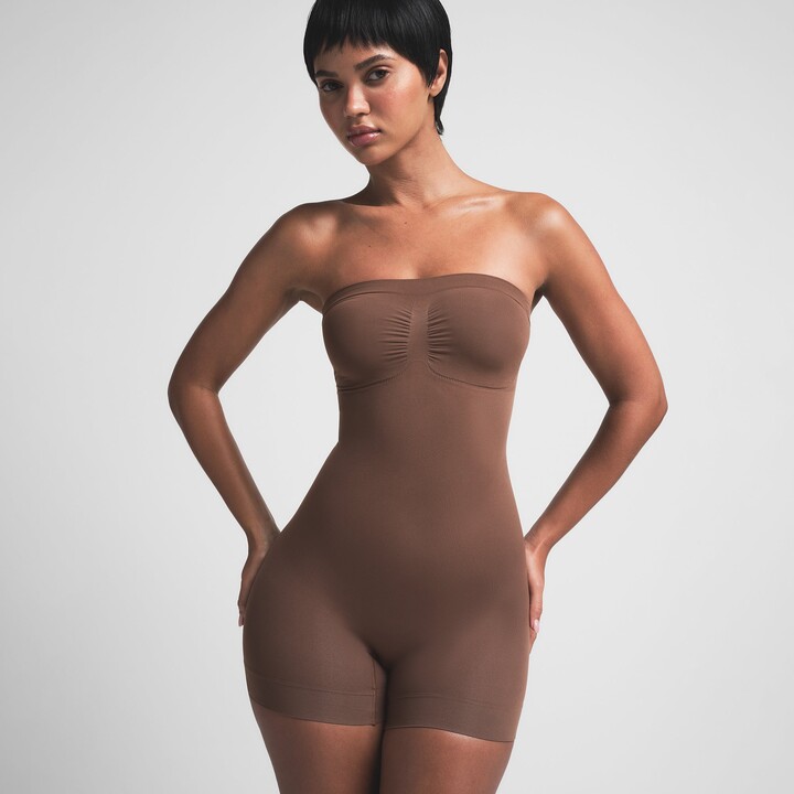 SKIMS Seamless Sculpt Strapless Shortie Bodysuit | Jasper