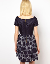 Thumbnail for your product : Orla Kiely Cloud Organza Dress with Raffia Top