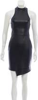 Thumbnail for your product : Nicholas Leather-Paneled Knit Dress w/ Tags