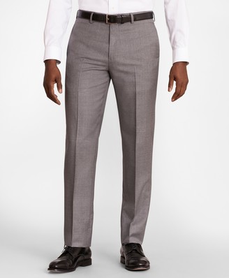 Brooks Brothers BrooksGate Regent-Fit Wool Twill Suit Pants - ShopStyle