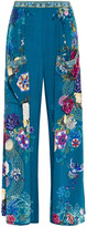 Thumbnail for your product : Camilla Floral-print Silk Crepe De Chine Wide-leg Pants