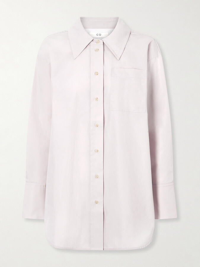 Co Cotton-poplin Shirt - Purple