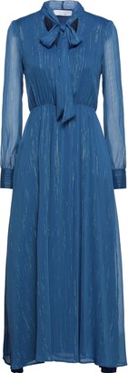 Kaos Midi Dress Blue