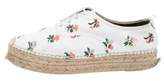 Thumbnail for your product : Saint Laurent Leather Printed Espadrilles