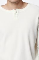 Thumbnail for your product : Brixton Redford Off White Long Sleeve Henley T-Shirt