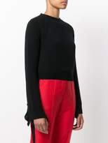 Thumbnail for your product : Helmut Lang ruffle sleeve jumper