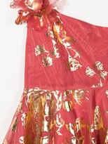 Thumbnail for your product : Marchesa Notte Mini Floral-Print One-Shoulder Dress
