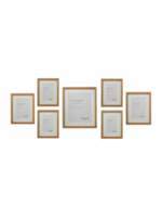 Thumbnail for your product : Linea Pale Wooden Effect 7 Piece Gallery Frame Set