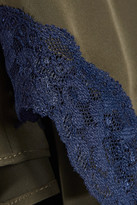 Thumbnail for your product : Iris and Ink Eloise Lace-Trimmed Crepe De Chine Camisole