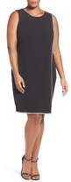 Thumbnail for your product : London Times Crystal Trim Shift Dress