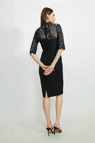 Thumbnail for your product : Karen Millen Forever Italian Lace Bodice Pencil Dress