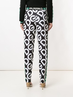 Dolce & Gabbana logo print track pants