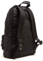 Thumbnail for your product : Balenciaga Explorer Coated Canvas Backpack - Mens - Black White