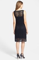 Thumbnail for your product : Chaus Pointelle Knit V-Neck Dress