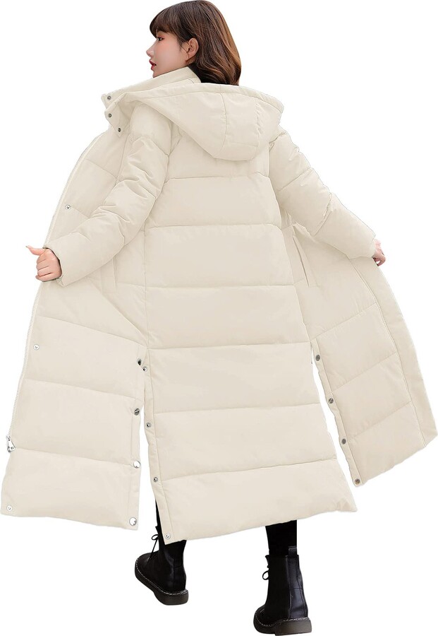 AMDOLE Down Jacket Small Women Warm Winter Coats Solid Color