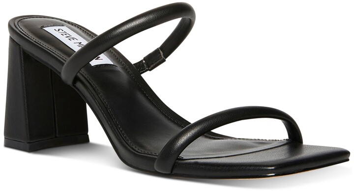 Steve Madden Black Block Heel Women's Sandals | Shop the world's 