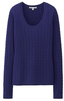 Thumbnail for your product : Uniqlo WOMEN Cashmere Blend Round Neck Sweater