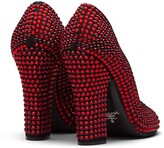 Thumbnail for your product : Prada embellished satin pumps