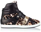 Thumbnail for your product : Jimmy Choo Yazz leopard print sneaker
