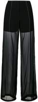Thumbnail for your product : DKNY sheer relaxed trousers