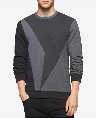 Calvin Klein Men's Colorblocked Fleece Sweatshirt