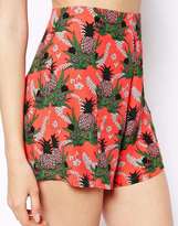 Thumbnail for your product : ASOS Tall Soft Short In Pineapple Print