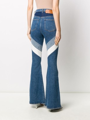GCDS Stripe Flared Jeans